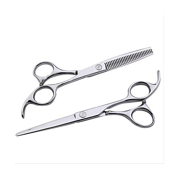 GaoF Ensemble de Coiffure Professionnel pour Coiffeur de 6 Pouces, Ensemble doutils de Coiffure familiaux à Ciseaux Plats + 