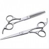 GaoF Ensemble de Coiffure Professionnel pour Coiffeur de 6 Pouces, Ensemble doutils de Coiffure familiaux à Ciseaux Plats + 