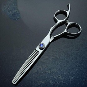 GaoF Ciseaux de Coiffure Professionnels Haut de Gamme à poignée de Tuyau de 6 Pouces Ciseaux à Dents amincissantes, résistant