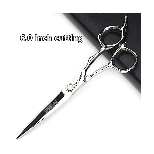 SHARONDS Ciseaux de coiffeur professionnels de 15,2 cm-Ciseaux à effiler de haute qualité pour coiffeur-Ensemble multifonctio