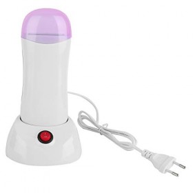 Machine Dépilatoire Chauffe-cire, Réchauffeur de Cire à Cartouche Portable avec Base, Rouleau Dépilation Du Corps Sur Machin