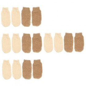 ABOOFAN 16 Pièces Gants De Bain Épurateur De Bain Pour Le Nettoyage Du Corps Épurateur Gants De Gommage Du Corps Éponge De Do