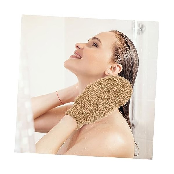 ABOOFAN 16 Pièces Gants De Bain Épurateur De Bain Pour Le Nettoyage Du Corps Épurateur Gants De Gommage Du Corps Éponge De Do