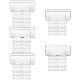 minkissy 50 Pièces Boîte De Rangement De Rasoir Étui De Voyage Transparent Pour Rasoir Portable Étui De Rasoir Étui De Voyage