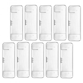 minkissy 50 Pièces Boîte De Rangement De Rasoir Étui De Voyage Transparent Pour Rasoir Portable Étui De Rasoir Étui De Voyage