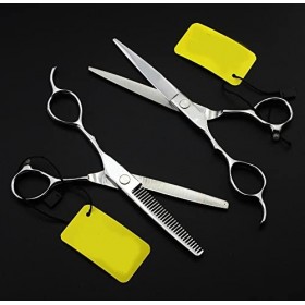 Ciseaux de coupe de cheveux, 5,5"/ 6" ciseaux à cheveux gauchers salon de coiffure outil de coiffure coupe amincissement ense...
