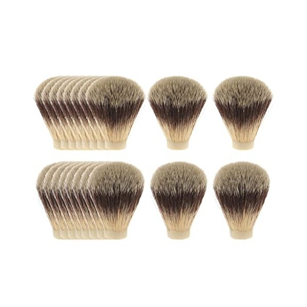 kowaku Ensemble de 20 Brosses de Rasage pour Hommes - Accessoires de Salon pour Coupe de Cheveux