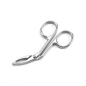 KOOKYY Pince à épiler à sourcils en acier inoxydable Coude Clip Ciseaux Pince Pince Pince Beauté Incliné Extracteur Extension