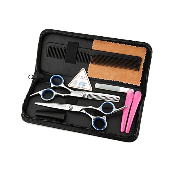 Ciseaux de coiffeur de 6 pouces Ciseaux de coiffure professionnels Beauté Bangs pour femmes Coiffeur & Ciseaux Ciseaux de c