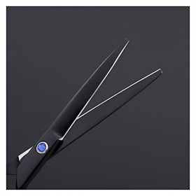 Ciseaux de coupe de cheveux noirs de 6 pouces coupe de cheveux amincissement ciseaux de maquillage de coiffeur ciseaux de coi