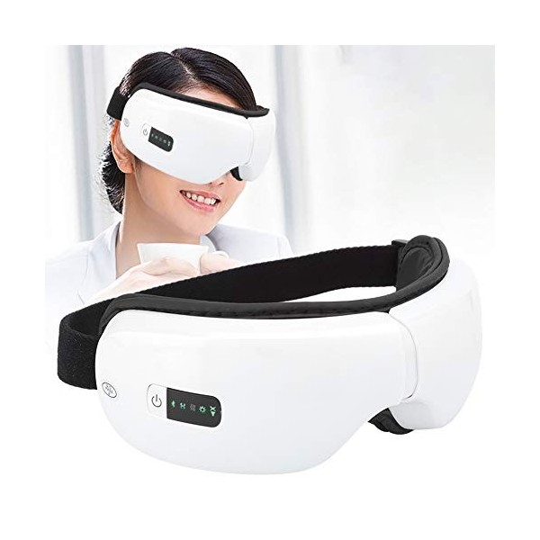 Outil de Massage des Yeux, Machine de Massage des Yeux, Masseur électrique des Yeux, Compression Chaude par Vibration, Soulag