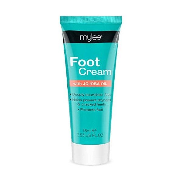 Mylee - Crème pour les Pieds 75 ml à la Mangue - Garde les Pieds Doux et Lisses - Vegan et Sans Cruauté.