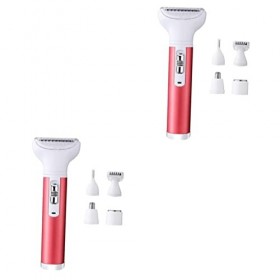 Healifty 2 Pièces Rasoirs Électriques Pour Tondeuse Femme Épilateurs Épilateurs Tondeuse Ligne De Bikini Tondeuses Rasoir Ton