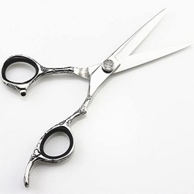 Ciseaux de coupe de cheveux, 6 pouces professionnel Japon 440c prune poignée coupe cheveux ciseaux maquillage coupe de cheveu