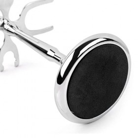 HRTC Support de Brosse de Rasoir pour Hommes, Support de Rasoir en Alliage de Zinc, Support de Brosse de Rasoir, Ensemble de 