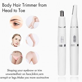 Rasoir à Nez électrique Homme Femme - Tondeuse Nez Rechargeable, Tondeuse à Barbe Nez Sourcils, Nose Hair Trimmer For Men And