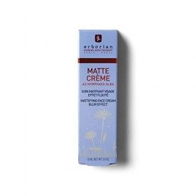 Erborian - Matte Crème - Base de Teint Matifiante 5-en-1 - Soin Matifiant Visage, Effet Flouté - Soin du Visage Coréen - 15ml