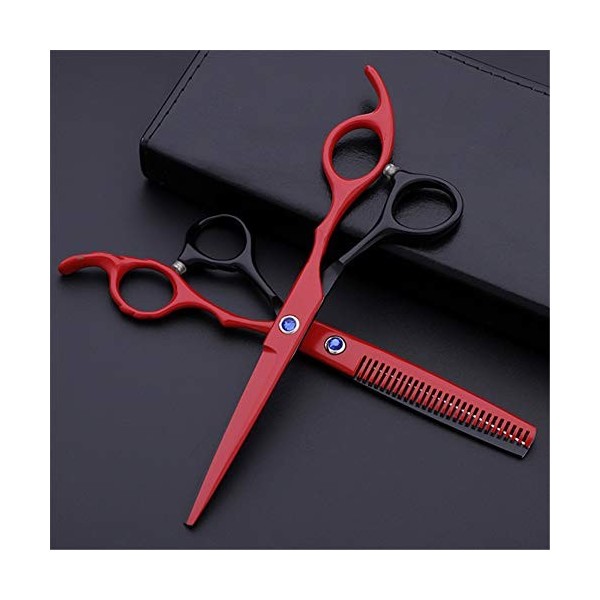 Ensemble de ciseaux de coupe de cheveux pour coiffeur 6,0 pouces, ciseaux de coupe de cheveux, ciseaux de coupe de cheveux tr