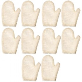 Beaupretty 10 Pièces Gant De Massage Moussant Tissé Nettoyage Spa Exfoliant Riche Et Gommant Lavage Femmes Corps Épurateur Fo