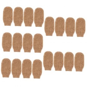 20 Pcs Gants De Bain Épurateur De Bain Pour Le Corps Gant De Nettoyage Éponge Naturelle Gants Exfoliants Pour Douche Épurateu