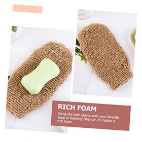 20 Pcs Gants De Bain Épurateur De Bain Pour Le Corps Gant De Nettoyage Éponge Naturelle Gants Exfoliants Pour Douche Épurateu