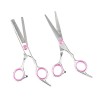 minkissy 6 Pièces Coupeur De Salon De Coiffure Ciseaux Cisaillement Amincissant Ciseaux De Coupe De Cheveux De Coiffeur Rasoi