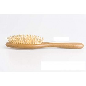 Outils de coupe des cheveux New Ju bois peigne de massage circulaire en bois/peigne en bois The Son pour femme Color : WOOD,