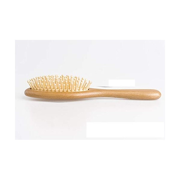 Outils de coupe des cheveux New Ju bois peigne de massage circulaire en bois/peigne en bois The Son pour femme Color : WOOD,