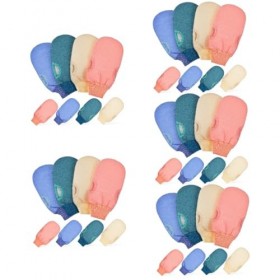 FOMIYES 40 Pièces Gants Exfoliants Éponge De Bain Pour Le Corps Épurateur De Nettoyage Gant Exfoliant Épurateur Pour Le Corps