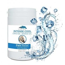 Gel de massage à effet froid CRYO FORTE. Baume rafraîchissant. Crème de massage. Jambes, pieds, mains, dos fatigués CRIOGEL -
