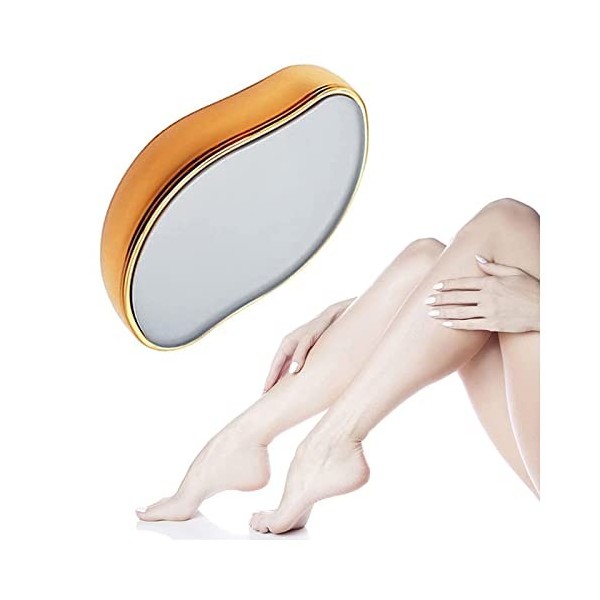 HJINGBIN Gomme pour Cheveux, Exfoliation Indolore, RéUtilisable Epilateur Cristal, Convient Aux Bras Et Aux Jambes des Hommes