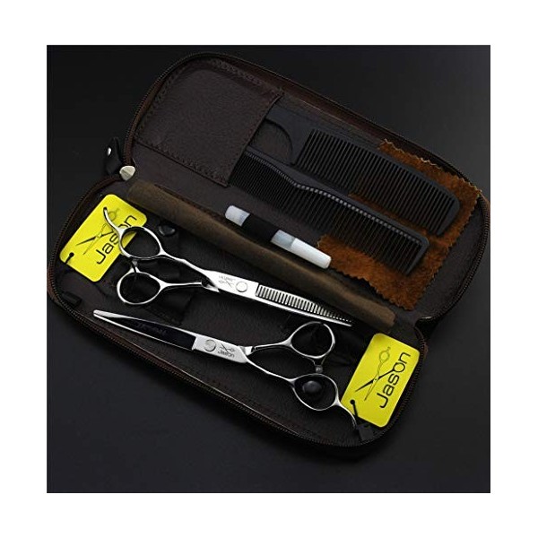 LBFXQ Japan Steel 6,0 Pouces Ciseaux de Coiffure Main Gauche Set Robuste Facile Durable créer de Hair Style Méticuleux Workma