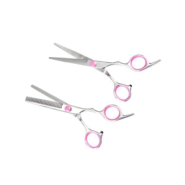 POPETPOP 6 Pièces Ciseaux De Coupe De Cheveux De Barbier Ciseaux De Coupe De Cheveux Ciseaux Droits De Barbier Ciseaux De Bar