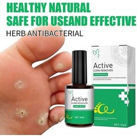 Active Corn Remover Strengthen Gel, 10ml Instant Blemish Removal Gel, Corn Remover Liquid for Feet Toes Hands Care 2pcs 