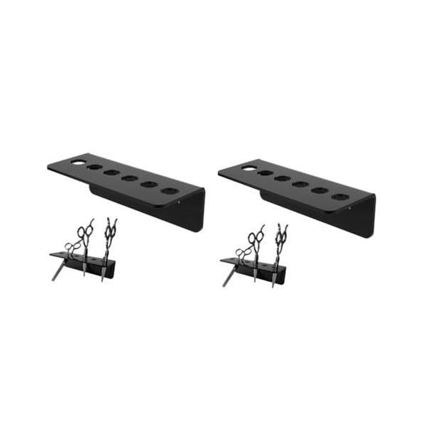 POPETPOP 5 Pièces Support De Ciseaux De Coiffure Étuis À Ciseaux Pour Coiffeurs Support De Cisaillement Mural Pour Salon De C