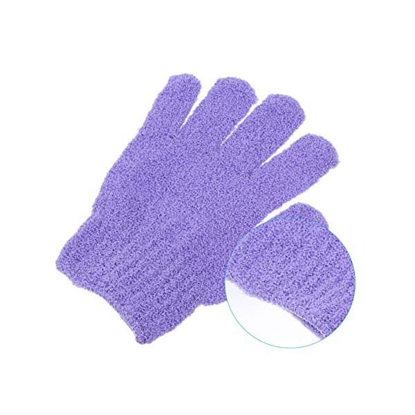 minkissy 70 Pièces Gants De Bain À Cinq Doigts Serviette De Bain Gants De Soleil Épurateur De Bain Éponges De Bain Pour Douch