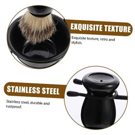 FRCOLOR 3 Ensembles Barbe Ensemble Hommes Rasoirs Pour Rasage Rasoirs Pour Hommes Rasoir Rasage Rasoirs Pour Hommes Support D