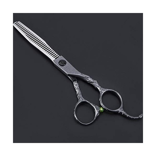 Ciseaux de coupe de cheveux, 6 pouces professionnels 440C Scorpion ciseaux de coupe de cheveux ciseaux de coiffeur ciseaux à 