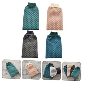 Healvian 20 Pièces Mitaines De Salle De Bain Douche Laveur Profond Gants Coréens Gant De Bain Lavage Peau Morte Massage Utili