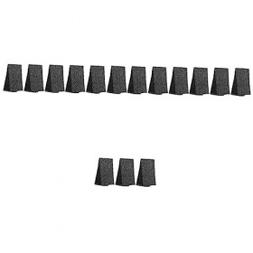 minkissy Lot de 15 serviettes de bain japonaises pour adultes - Noir