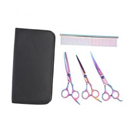 FOMIYES 4 Pièces Kit De Cosmétologie Kit De Toilettage Pour Chiens Tondeuses De Coiffeur Professionnel Peigne À Cheveux De Co