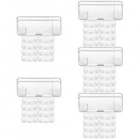 FRCOLOR 50 Pièces Boîte De Rangement De Rasoir Organisateur En Plastique Conteneurs En Plastique Rasoir Portable Support De R