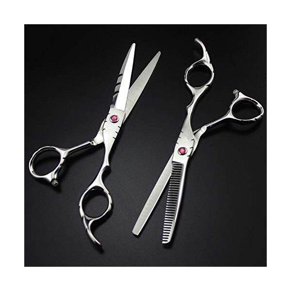 Ciseaux de coupe de cheveux, acier professionnel 5,5 et 6 pouces, ensemble de ciseaux à cheveux, coupe de cheveux, salon de c