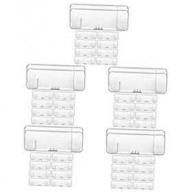 50 Pièces Boîte De Rangement De Rasoir Rasoir Portable Rasoir De Voyage Organisateur En Plastique Étui De Rasoir Protecteur D