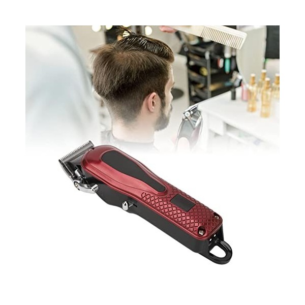 Tondeuse à Cheveux électrique Kit de Toilettage pour Hommes Affichage LED Longue Veille Tondeuse à Cheveux à Faible Bruit Cut