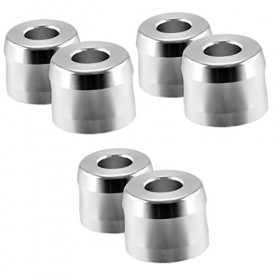 FOMIYES Porte-Rasoir Argent Alliage DAluminium Homme Rasage 6 Pcs