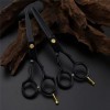 KOAIEZ Ciseaux De Coiffure De Coiffure De Salon Professionnel De 5,5 Pouces Black, Outils De Cisaillement De Coiffure De Coup