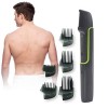 Rasoir for homme rechargeable par USB, rasoir rétractable for le dos avec peignes de limitation 6 mm, 13 mm, 19 mm, 25 mm, n