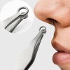 KOOKYY Tondeuse de nez universelle en acier inoxydable pour couper les poils du nez, manucure et maquillage