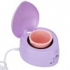 Chauffe-Cire pour épilation, Mini Chauffe-Cire en Forme de Cœur pour Perles de Cire Dures Home Salon Wax Melting Warmer Machi